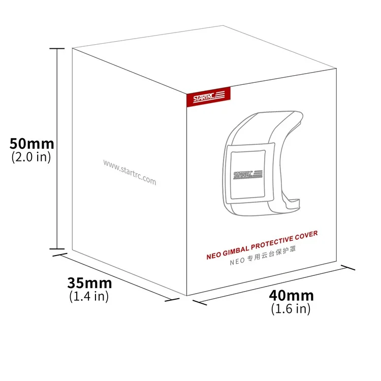 STARTRC 1149890 For DJI Neo Scratch Resistant PC Drone Gimbal Protective Cover