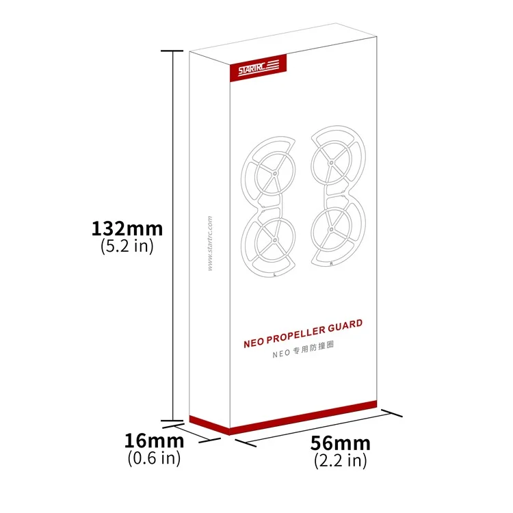STARTRC For DJI Neo Propeller Protector RC Drone TPU Propeller Guard Protective Ring - Light Grey
