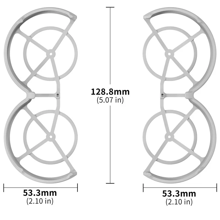 STARTRC For DJI Neo Propeller Protector RC Drone TPU Propeller Guard Protective Ring - Light Grey