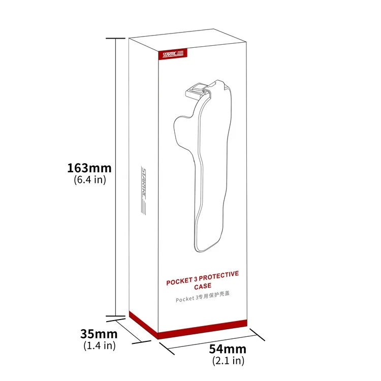 Startrc 1146325 Für DJI Osmo Pocket 3 Gimbal Camera Drop Proof Plastikschutzabdeckung