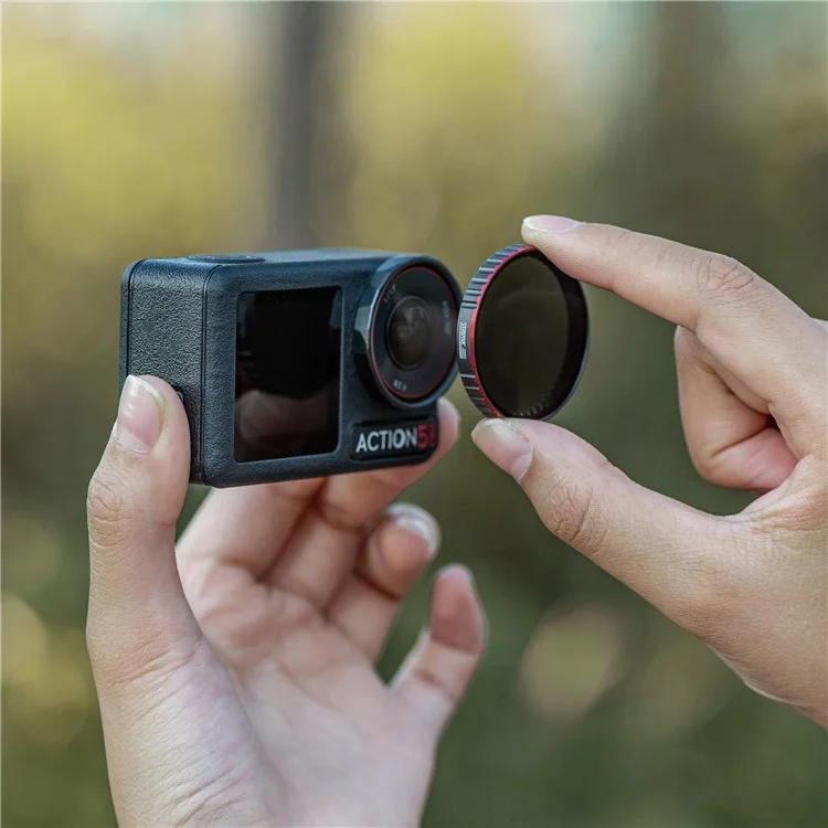 STARTRC 1145588 4Pcs / Ensemble pour DJI Osmo Action 5 Pro Caméra d'action ND8 / 16 / 32 + Filtres CPL