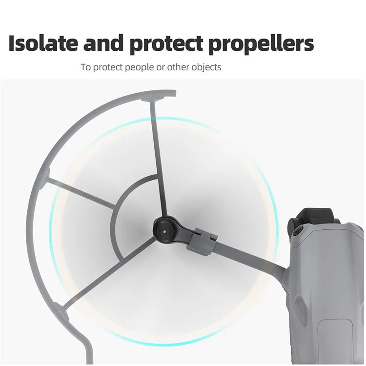 SUNNYLIFE A3S-KC910 Para DJI Air 3S / Air 3 Anel Integrado Anti-Colisão Guarda de Hélice de Drone