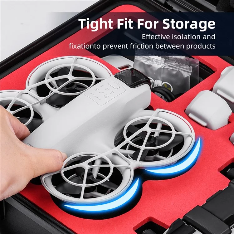 BRDRC For DJI Neo Drone Carrying Case Waterproof Hard Travel Case