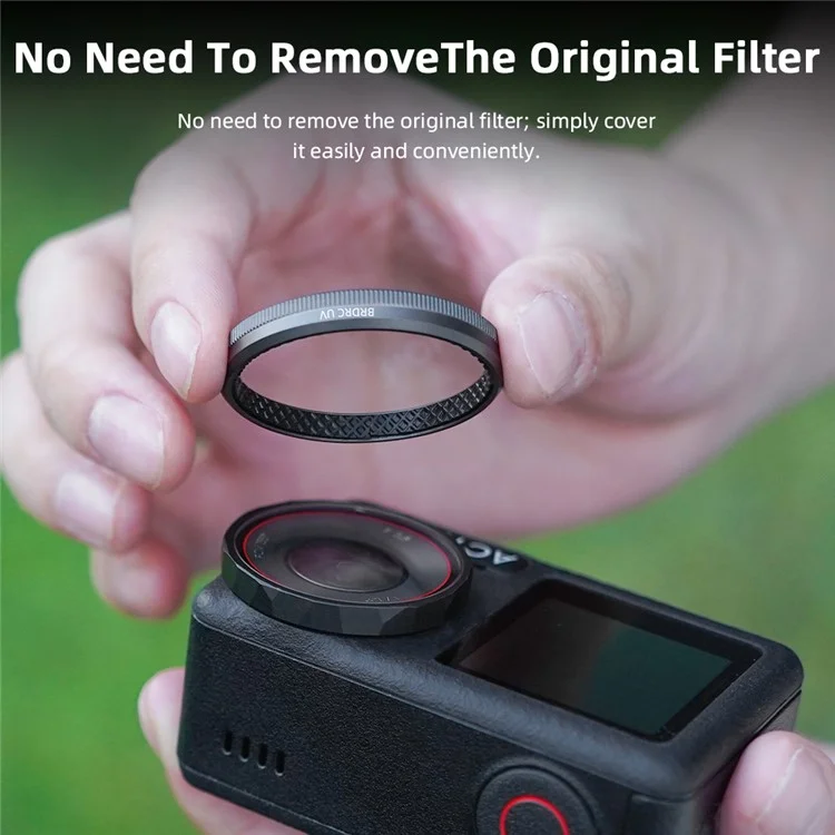 BRDRC ND8PL / ND16PL / ND32L / ND64PL Filter Kit for DJI Osmo Action 5 Pro / 4 / 3 Sports Camera Filters