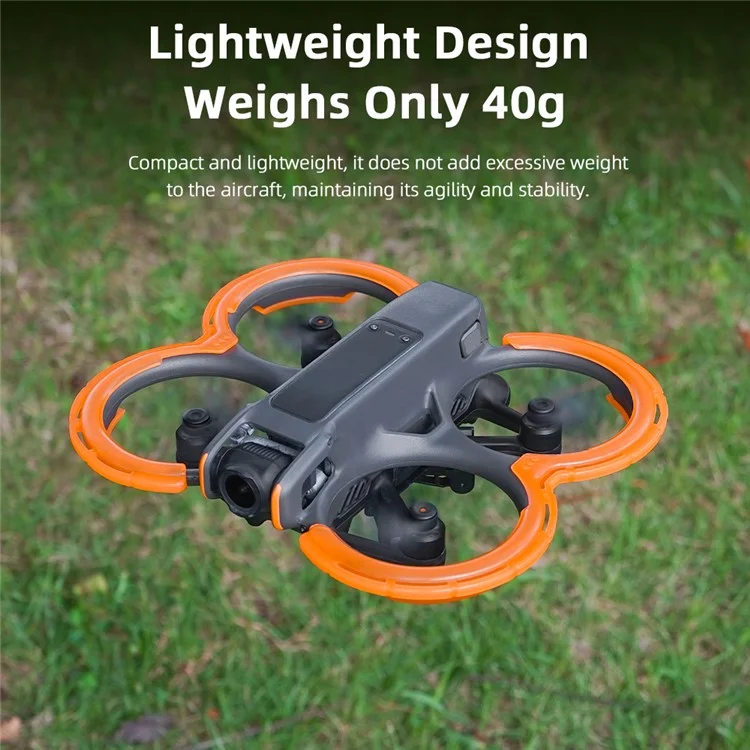 BRDRC Protetor de Hélice Protetor para DJI Avata 2 Drone Capa Protetora Anti-Colisão Acessórios - Preto