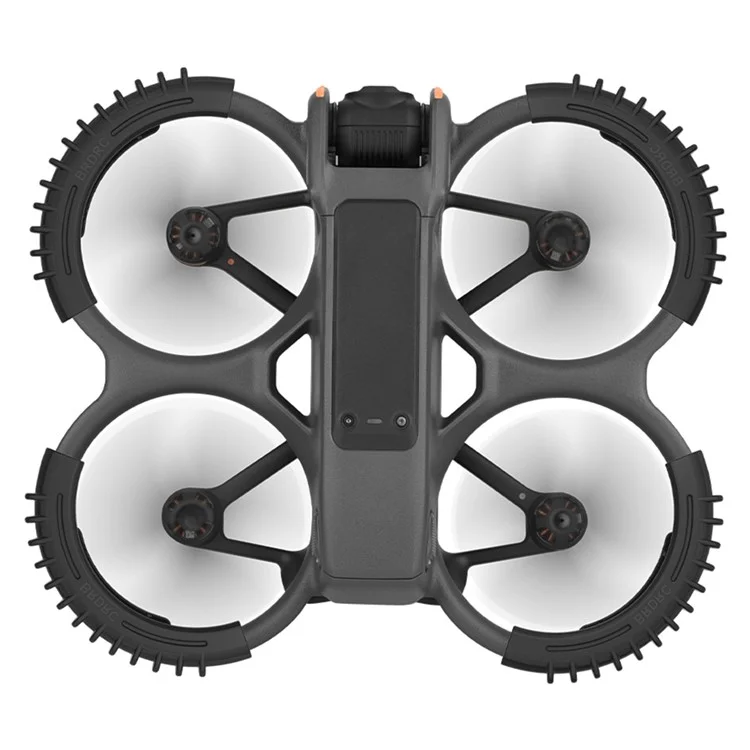 BRDRC 4er-Set Schutzpuffer für DJI Avata 2 Propellerschutz Schützer Anti-Kollisions-Drohnen-Zubehör - Schwarz