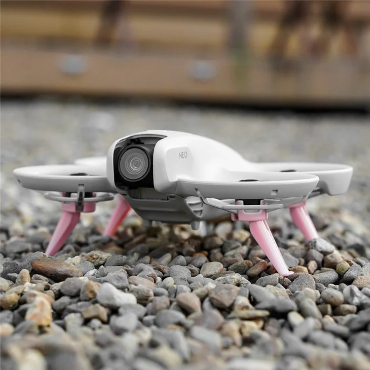 BRDRC 4 Stück / Set für DJI Neo Drohne Landegestelle Schnellverschluss ABS Verlängerungsbeine Kit - Pink