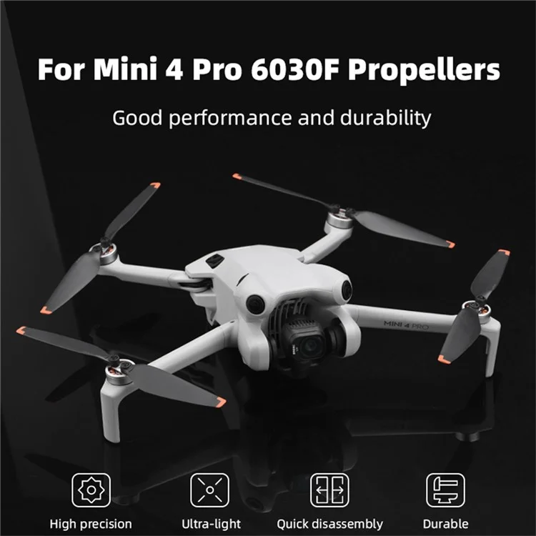 BRDRC 2Pair For DJI Mini 4 Pro Propellers RC Drone Spare Blade Replacement Parts