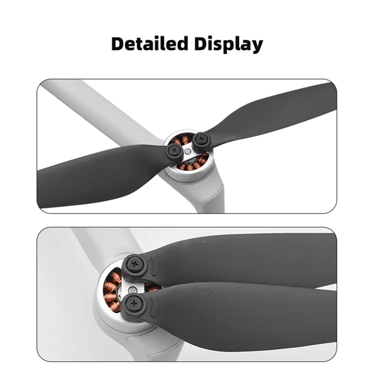 BRDRC 2Pair For DJI Mini 4 Pro Propellers RC Drone Spare Blade Replacement Parts