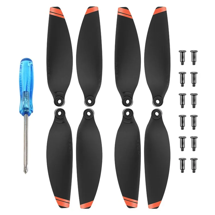 BRDRC 2Pair For DJI Mini 4K / SE / 2 / 1 Propellers RC Drone Spare Blade Replacement Parts - Orange
