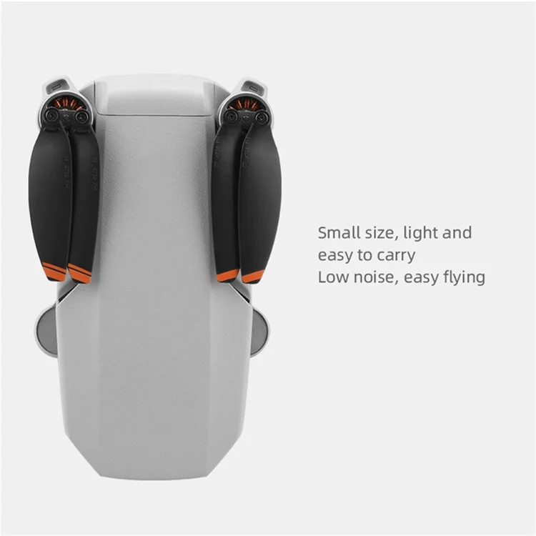 BRDRC 2Pair For DJI Mini 4K / SE / 2 / 1 Propellers RC Drone Spare Blade Replacement Parts - Orange