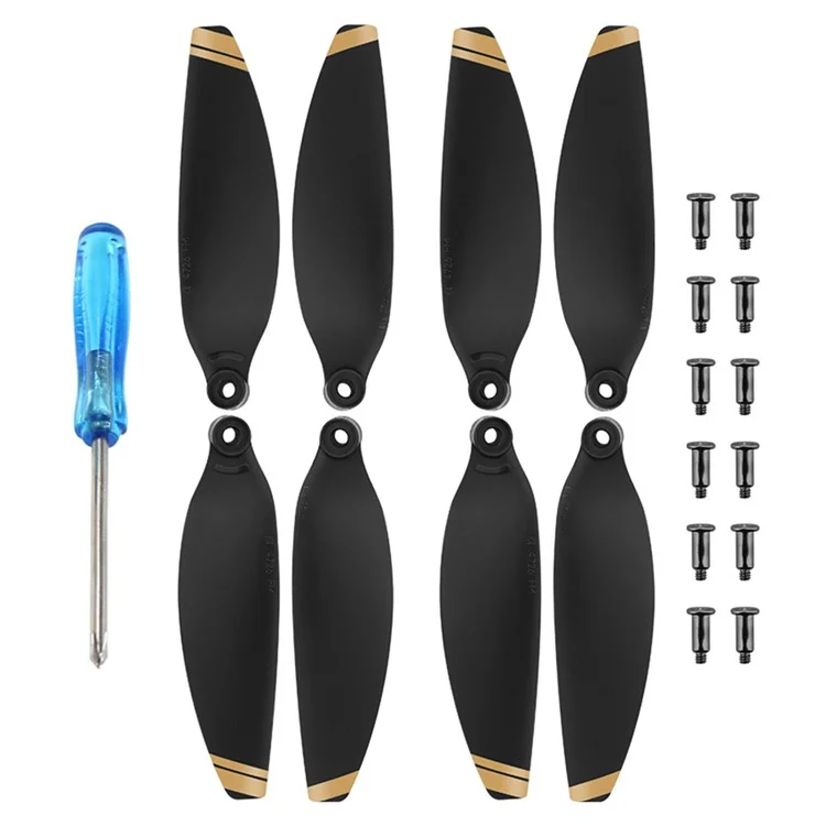 BRDRC 2Pair For DJI Mini 4K / SE / 2 / 1 Propellers RC Drone Spare Blade Replacement Parts - Yellow
