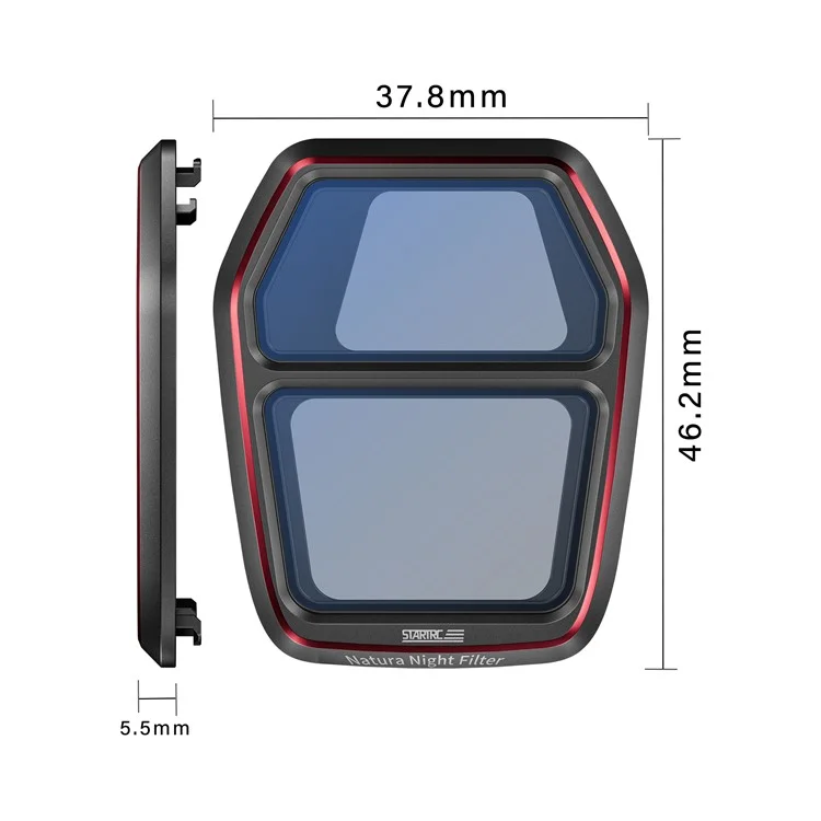 STARTRC 1154764 For DJI Air 3S Drone Camera Natural Night Filter Aluminum Alloy + Glass Night Lens Filter