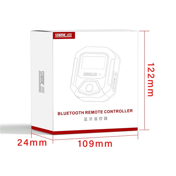 STARTRC 1146462 Wireless Remote Control for DJI Osmo Action 5 Pro / Action 4 / Action 3 Sports Camera Bluetooth-compatible Remote Controller