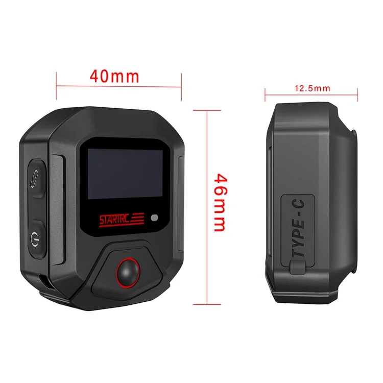 STARTRC 1146462 Wireless Remote Control for DJI Osmo Action 5 Pro / Action 4 / Action 3 Sports Camera Bluetooth-compatible Remote Controller
