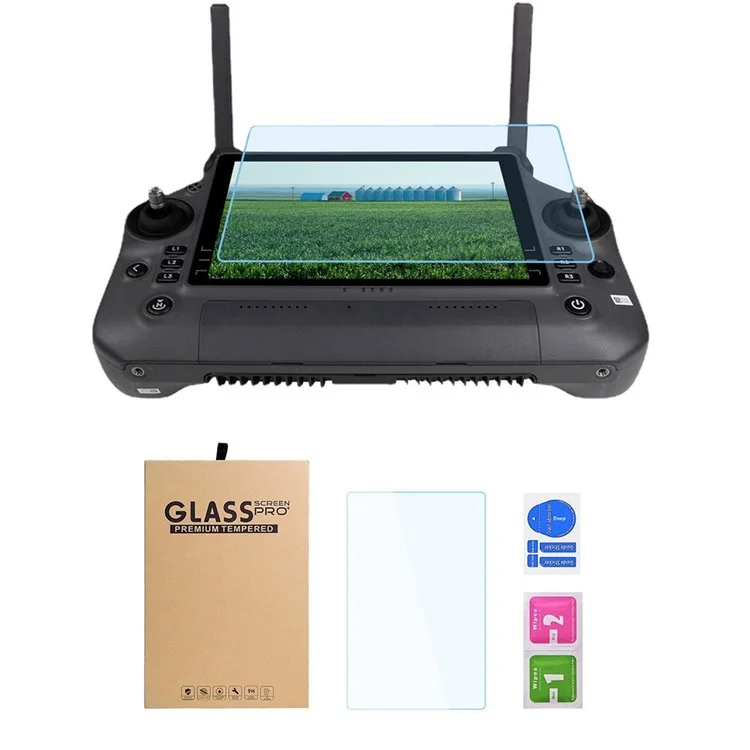 DRPG0830 Закаленное стекло для экрана пульта управления DJI RC Plus, пленка HD с твердостью 9H