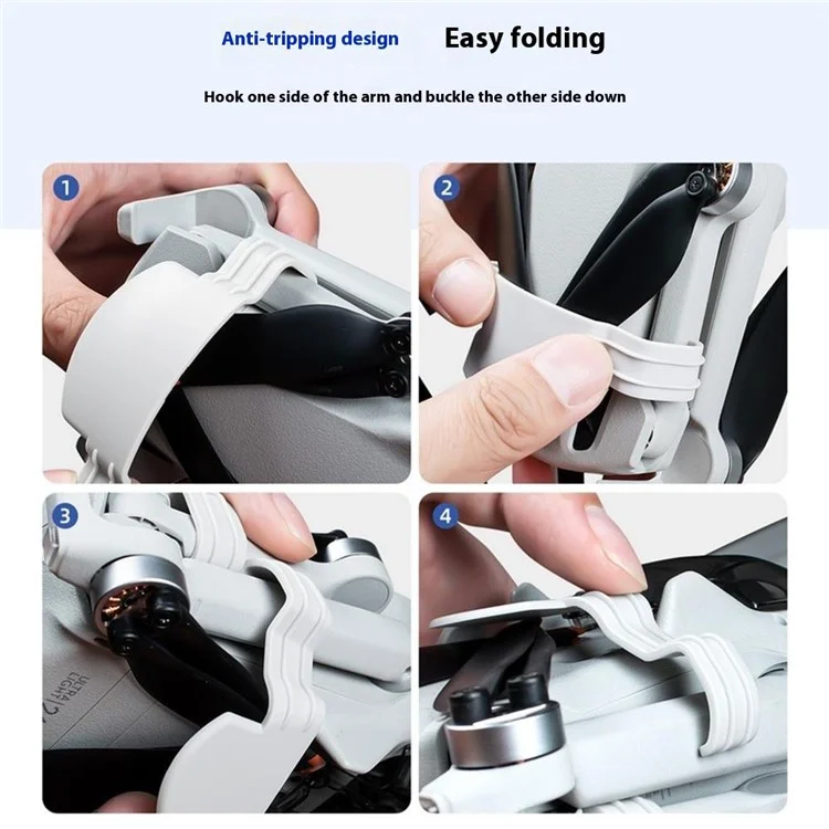 MI3A1227 Flexible Propeller Holder for DJI Mini 3  /  Mini 3 Pro Drone Accessories Propeller Protector Stabilizers