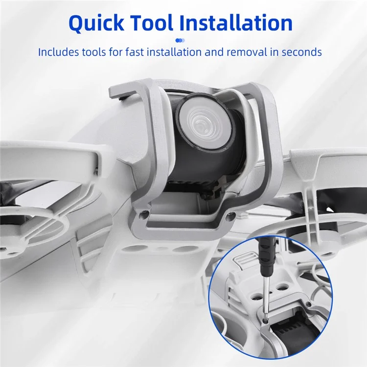 BRDRC Metal Gimbal Protector for DJI Neo Drone Lightweight Camera Guard