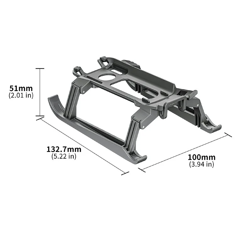 STARTRC 1155259 Para DJI Air 3S / Air 3 Extensão do trem de pouso Pernas dobráveis   Suporte de treinamento com liberação rápida e à prova de choque