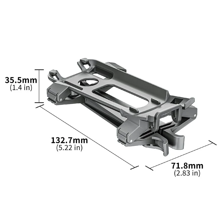 STARTRC 1155259 Para DJI Air 3S / Air 3 Extensão do trem de pouso Pernas dobráveis   Suporte de treinamento com liberação rápida e à prova de choque