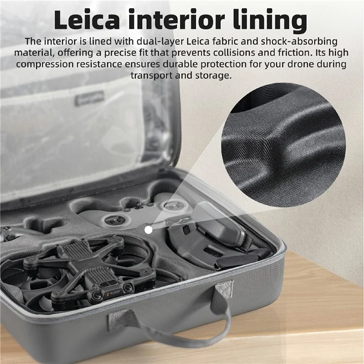 Bolsa de armazenamento STARTRC 1149746 para DJI Avata 2 / Air 3 / Air 3S Dual Drone Estojo de transporte portátil.