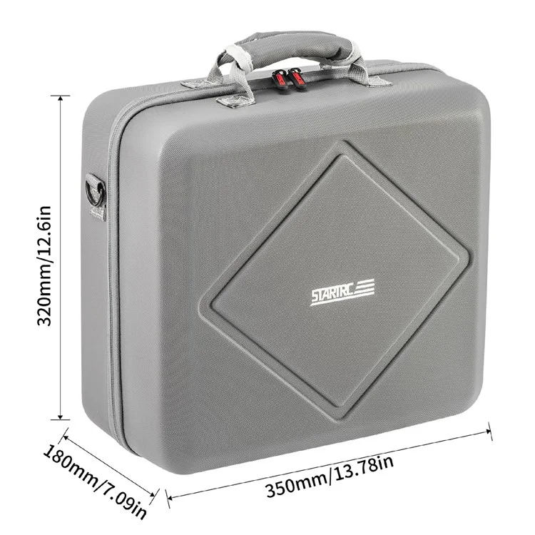 Bolsa de armazenamento STARTRC 1149746 para DJI Avata 2 / Air 3 / Air 3S Dual Drone Estojo de transporte portátil.