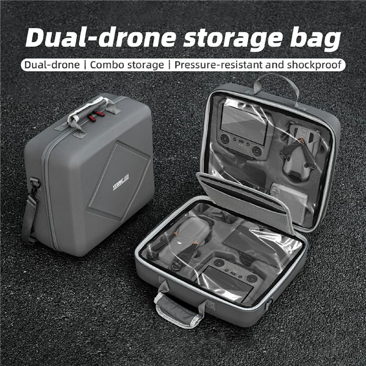 Bolsa de armazenamento STARTRC 1149784 para DJI Mini 4 Pro / Air 3 / Air 3S Dual Drone Estojo de transporte portátil