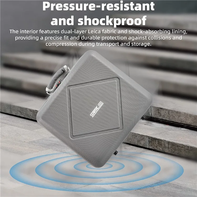 Bolsa de armazenamento STARTRC 1149784 para DJI Mini 4 Pro / Air 3 / Air 3S Dual Drone Estojo de transporte portátil