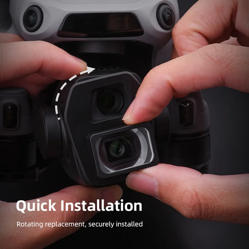 BRDRC For DJI Air 3S Wide-Angle Lens External Expanded View Drone Accessories