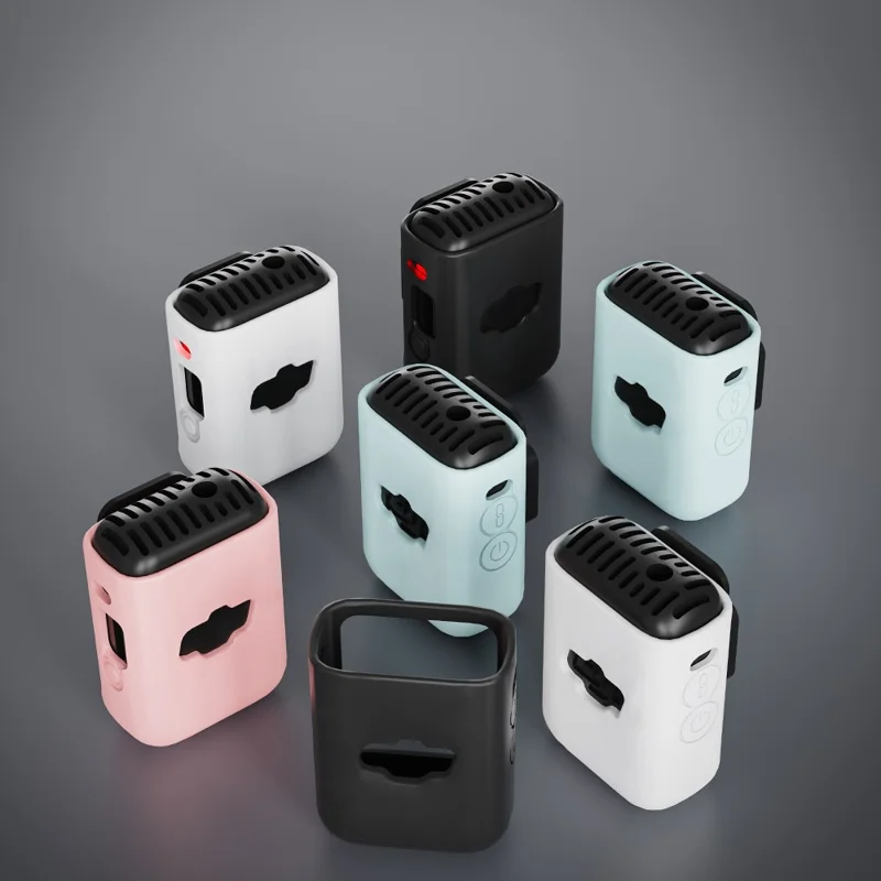 BRDRC For DJI Mic 2 Silicone Case Wireless Microphone Protective Cover - Black