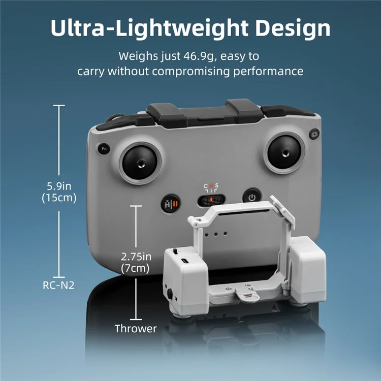 BRDRC für DJI Mini 4 Pro Fotosensitiver Werfer Angelköder Geschenk Lufttransportsystem