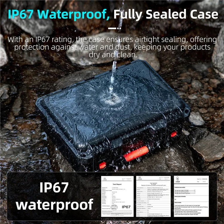 STARTRC 12200078 Wasserdichtes Gehäuse für DJI Flip Drohne - Explosionsgeschützte Hartschalen-Transportbox