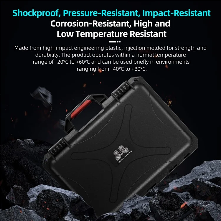 STARTRC 12200078 Wasserdichtes Gehäuse für DJI Flip Drohne - Explosionsgeschützte Hartschalen-Transportbox