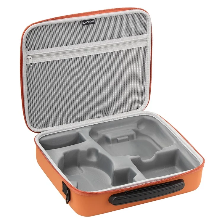 SUNNYLIFE FP-B958 DJI Flip Drohne Tragetasche 5 Batterien Ledertasche - Orange