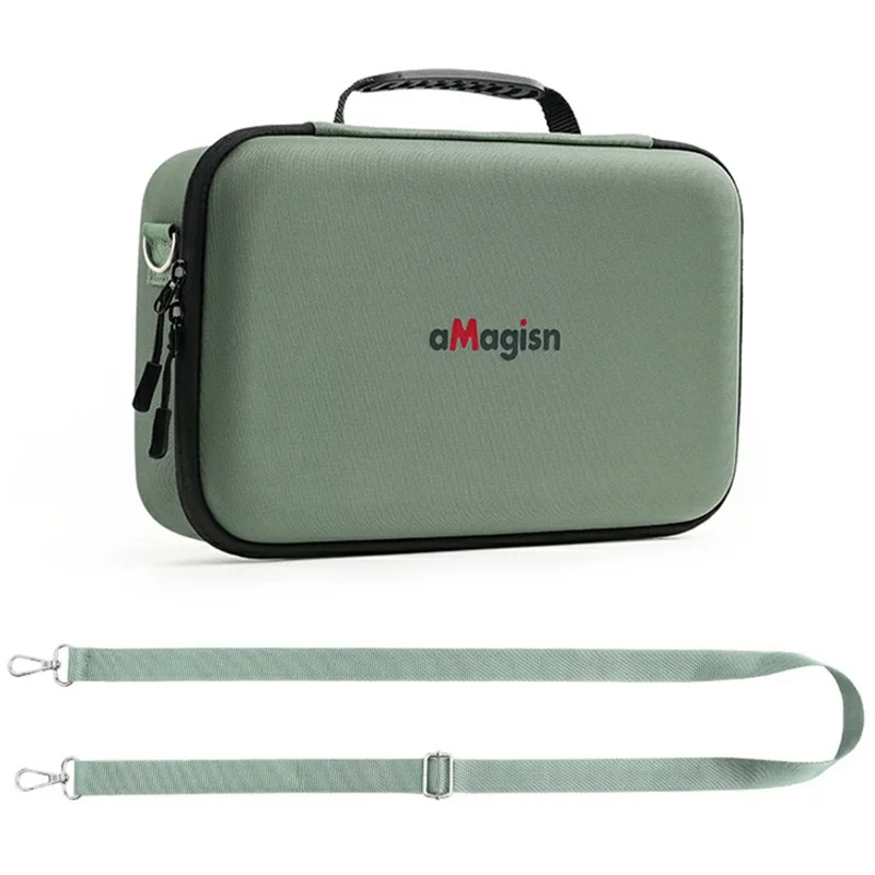 AMAGISN Bolsa de almacenamiento con funda protectora para dron Vlog de DJI, bolso bandolera organizador de accesorios - Verde