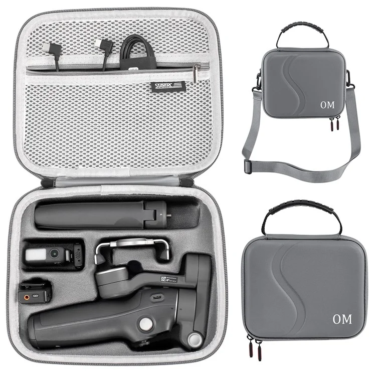 STARTRC Per DJI Osmo Mobile 7 / 7 Pro Custodia da Viaggio Portatile Borsa a Tracolla in Pelle PU