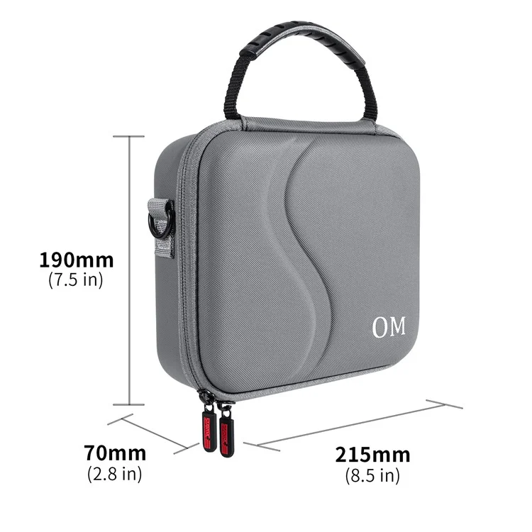 STARTRC Per DJI Osmo Mobile 7 / 7 Pro Custodia da Viaggio Portatile Borsa a Tracolla in Pelle PU