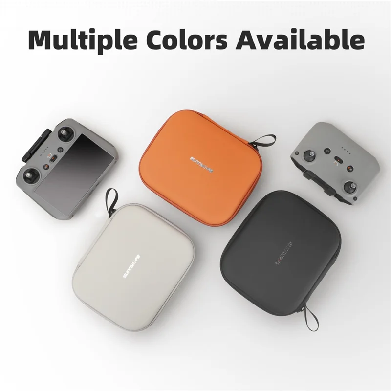 SUNNYLIFE B977 Remote Control Case for DJI RC 2 / RC / RC-N3 / RC-N2 / RC-N1 PU EVA Protective Storage Bag - Black