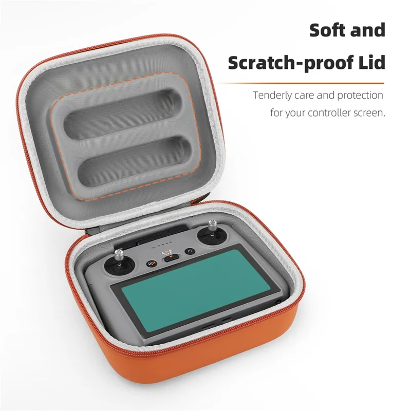 SUNNYLIFE B977 Remote Control Case for DJI RC 2 / RC / RC-N3 / RC-N2 / RC-N1 PU EVA Protective Storage Bag - Black