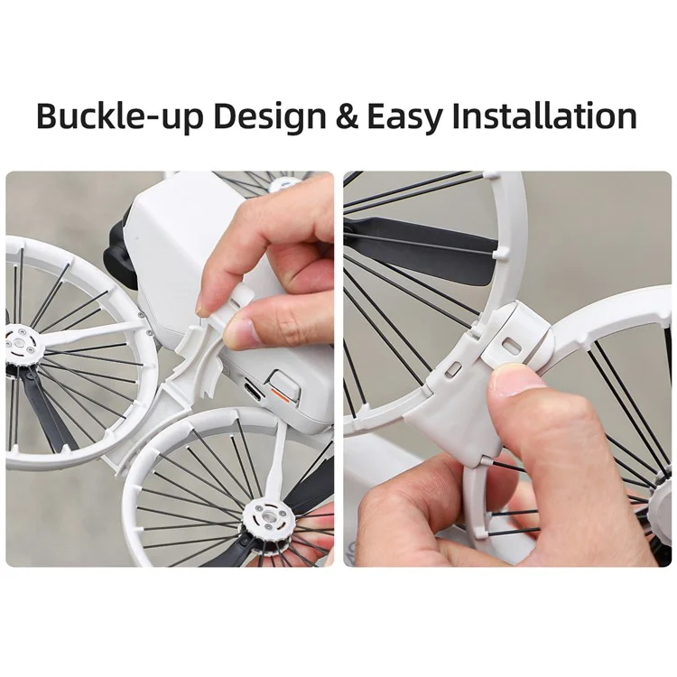 SUNNYLIFE FP-GK976 Für DJI Flip Drohne 1 Paar Propeller-Arm Stoßdämpfer Kunststoff-Stabilisator Befestigungsschelle