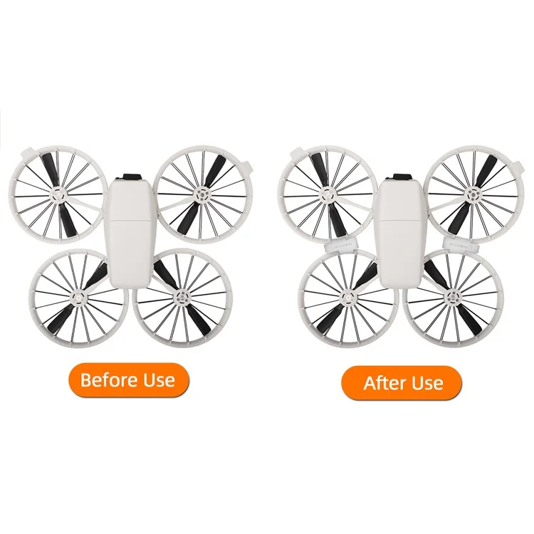SUNNYLIFE FP-GK976 Für DJI Flip Drohne 1 Paar Propeller-Arm Stoßdämpfer Kunststoff-Stabilisator Befestigungsschelle