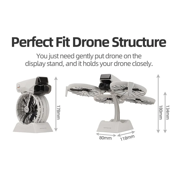 SUNNYLIFE FP-ZJ969 Für DJI Flip Drohne 2-in-1 Abnehmbarer Displayständer Unterstützungsbasis