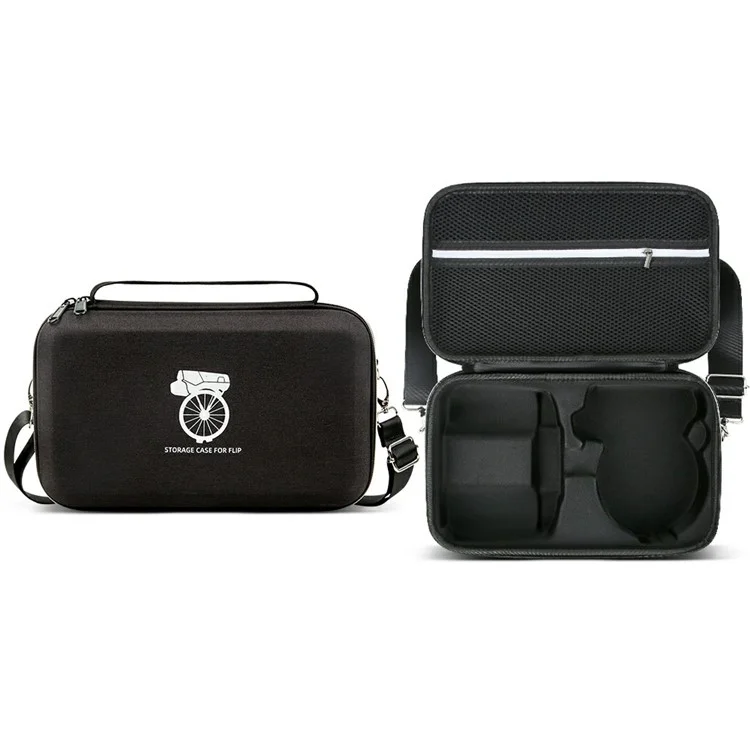 Carrying Case for DJI Flip + RC-2 Remote Controller Storage Bag RC Drone EVA Protective Bag - Black