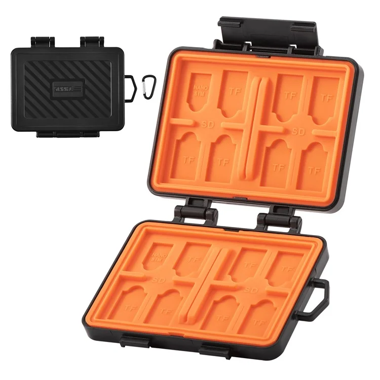 STARTRC V1 1156737 Drone Camera Remote Memory Card Case 24 Slots Storage Box for SD / TF / Nano SIM Cards