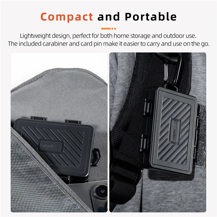 STARTRC V1 1156737 Drone Camera Remote Memory Card Case 24 Slots Storage Box for SD / TF / Nano SIM Cards