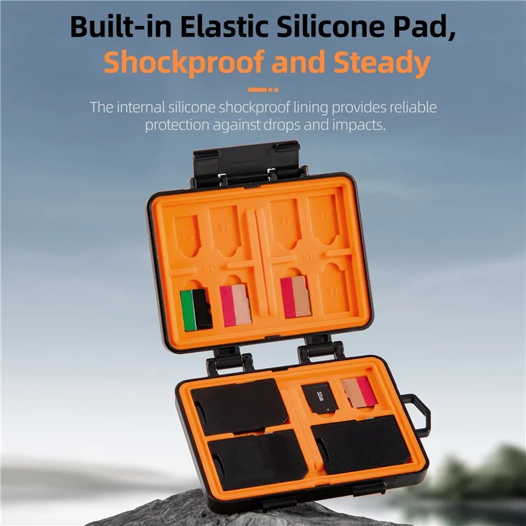 STARTRC V1 1156737 Drone Camera Remote Memory Card Case 24 Slots Storage Box for SD / TF / Nano SIM Cards