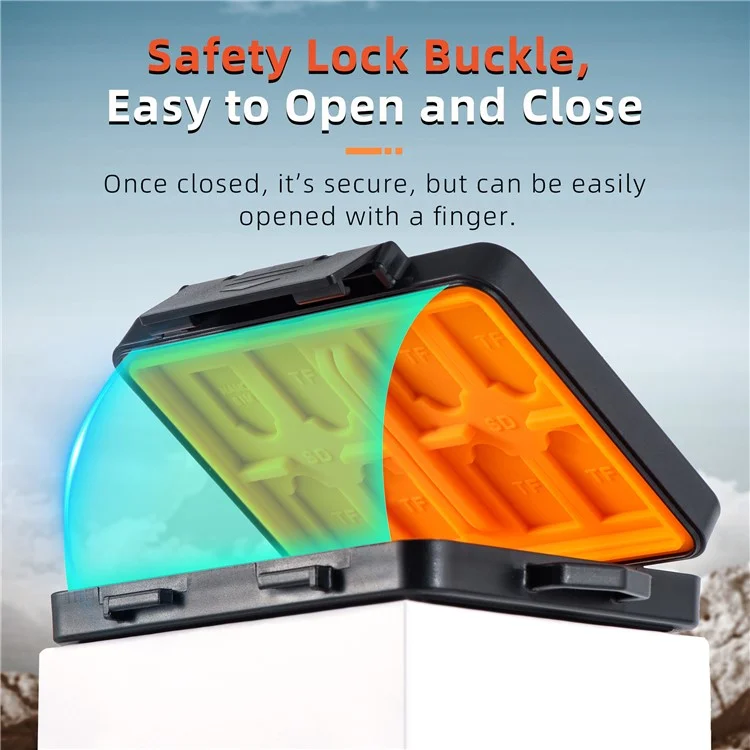 STARTRC V1 1156737 Drone Camera Remote Memory Card Case 24 Slots Storage Box for SD / TF / Nano SIM Cards