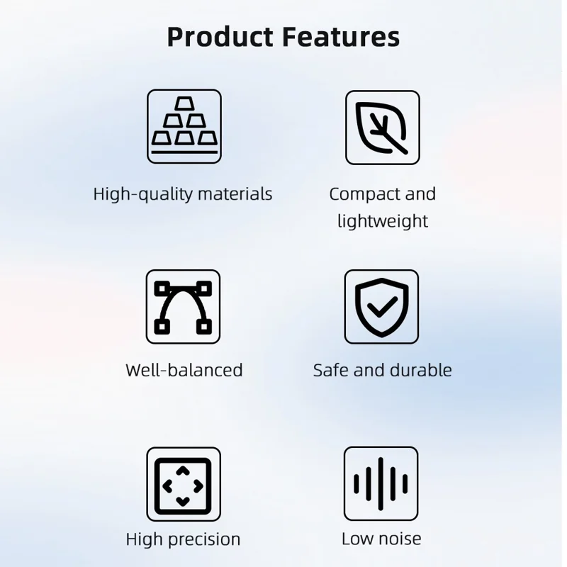 4022F 2 Pairs Replacement Propellers for DJI Flip RC Drone Accessories - Blue