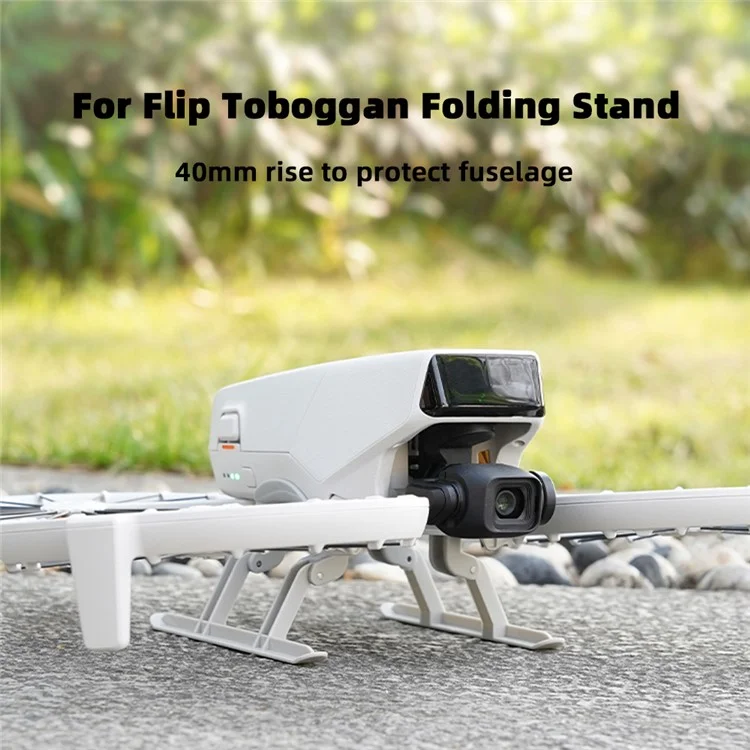 BRDRC Für DJI Flip Faltbare Landegestelle Höhenerhöhung Schutzbeine Drohnen-Zubehör
