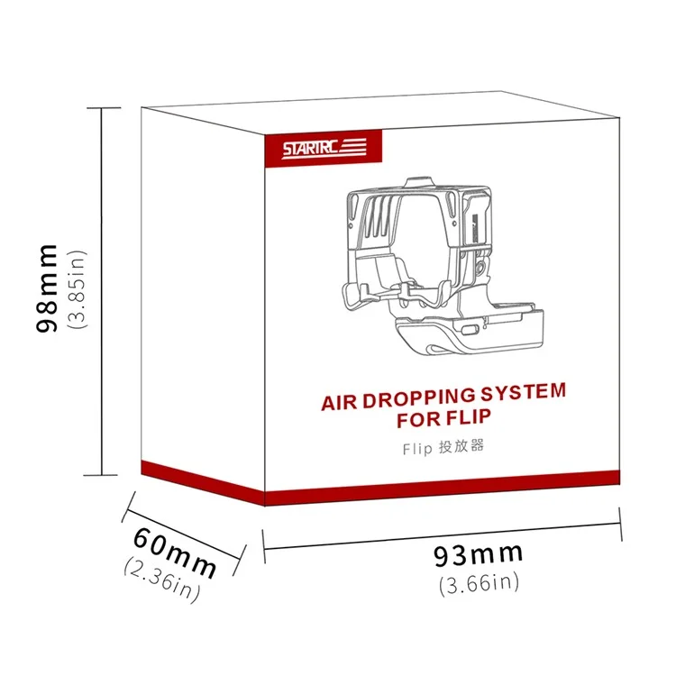 STARTRC 12200090 For DJI Flip Drone Thrower Release Device Air Dropping System